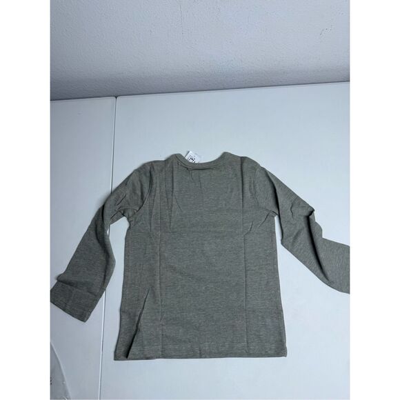 NWT The Children’s Place Handsome Tee Shirt Long Sleeve Green Cotton Size 4T - Picture 6 of 7